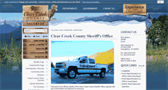 Desktop Screenshot of clearcreeksheriff.us